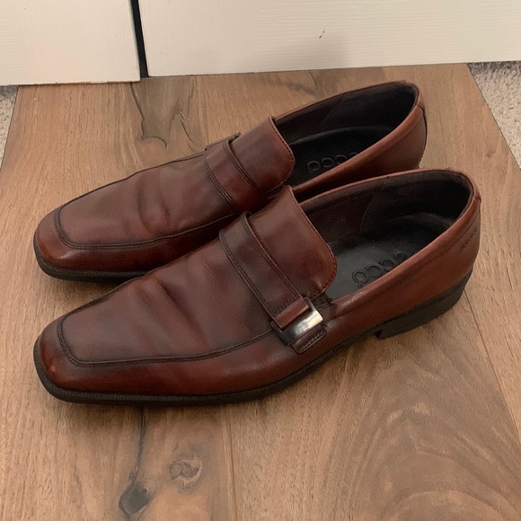 Ecco Size 13 Men’s slip on dress shoes- GREAT CONDITION!! - Picture 1 of 5